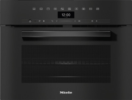 Духовой шкаф Miele с СВЧ H7440BM OBSW чёрный обсидиан